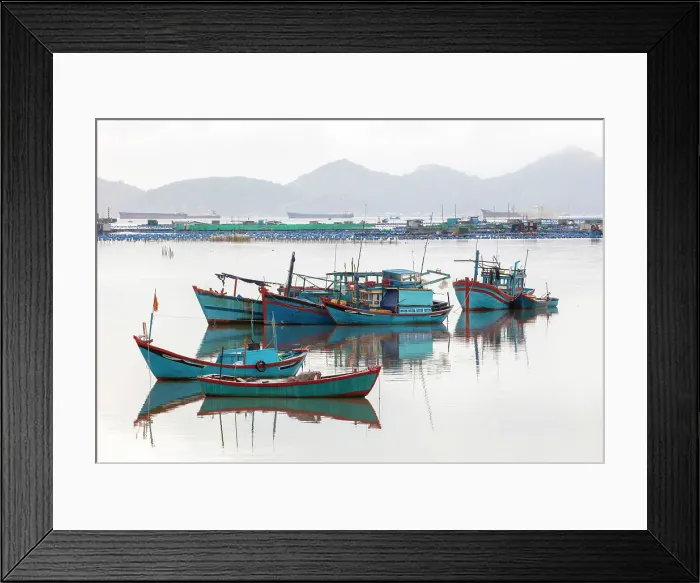 Framed Print : Fishing boats, Phu Yen Province, Vietnam Framed Print : Fishing boats, Phu Yen Province, Vietnam