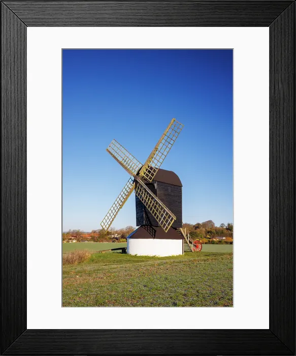 Framed Print : Pitstone Windmill, Buckinghamshire, England, UK Framed Print : Pitstone Windmill, Buckinghamshire, England, UK