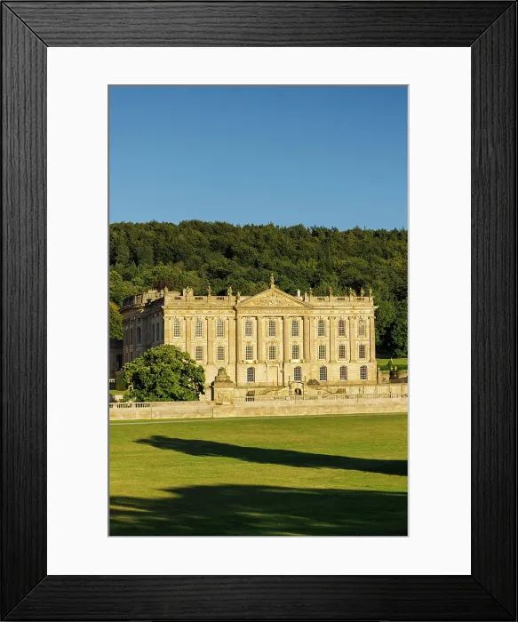 Framed Print : Chatsworth House, Peak District National Park, Derbyshire, England, UK Framed Print : Chatsworth House, Peak District National Park, Derbyshire, England, UK
