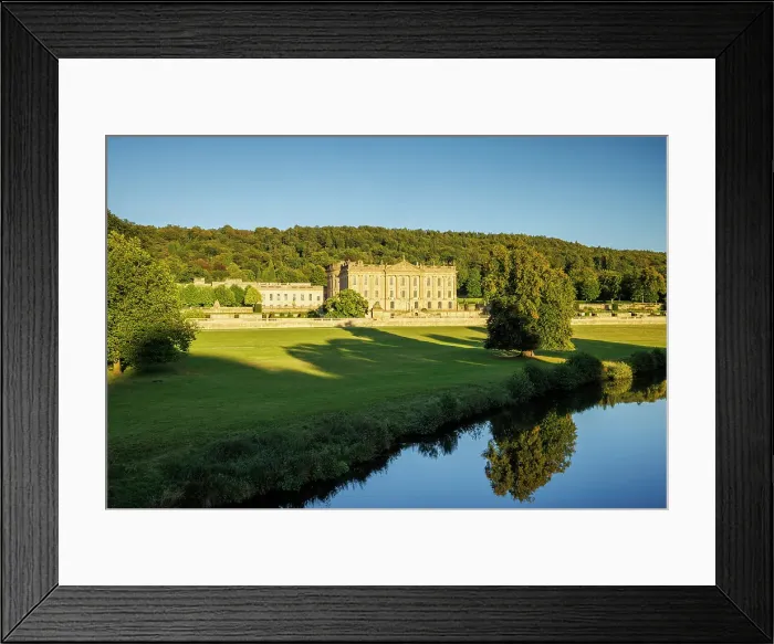 Framed Print : Chatsworth House, Peak District National Park, Derbyshire, England, UK Framed Print : Chatsworth House, Peak District National Park, Derbyshire, England, UK
