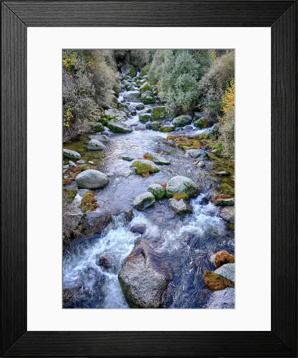 Framed Print : The Zezere river in Autumn. Manteigas, Serra da Estrela Nature Park. Portugal Framed Print : The Zezere river in Autumn. Manteigas, Serra da Estrela Nature Park. Portugal