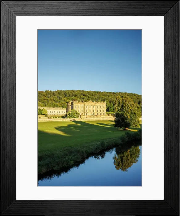Framed Print : Chatsworth House, Peak District National Park, Derbyshire, England, UK Framed Print : Chatsworth House, Peak District National Park, Derbyshire, England, UK