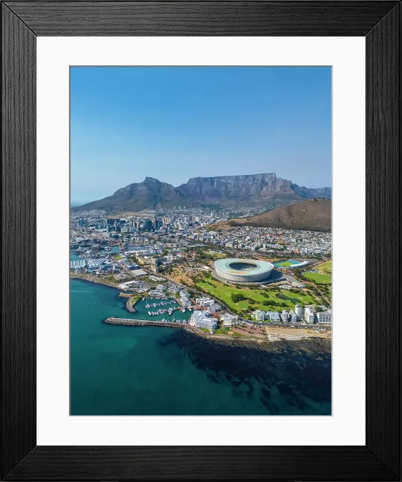 Framed Print : DHL Stadium & Green Point, Cape Town, Western Cape, South Africa Framed Print : DHL Stadium & Green Point, Cape Town, Western Cape, South Africa