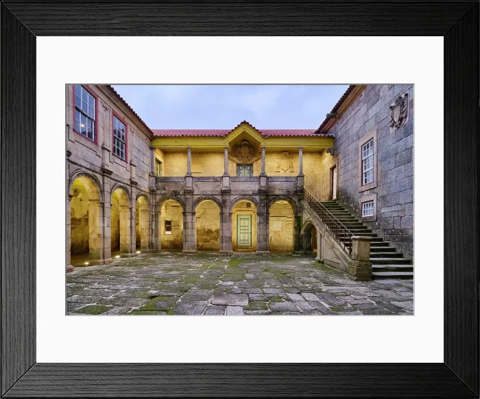 Framed Print : Cultural Center of Guarda in an old building dating back to the 17th century. Beira Alta, Portugal Framed Print : Cultural Center of Guarda in an old building dating back to the 17th century. Beira Alta, Portugal