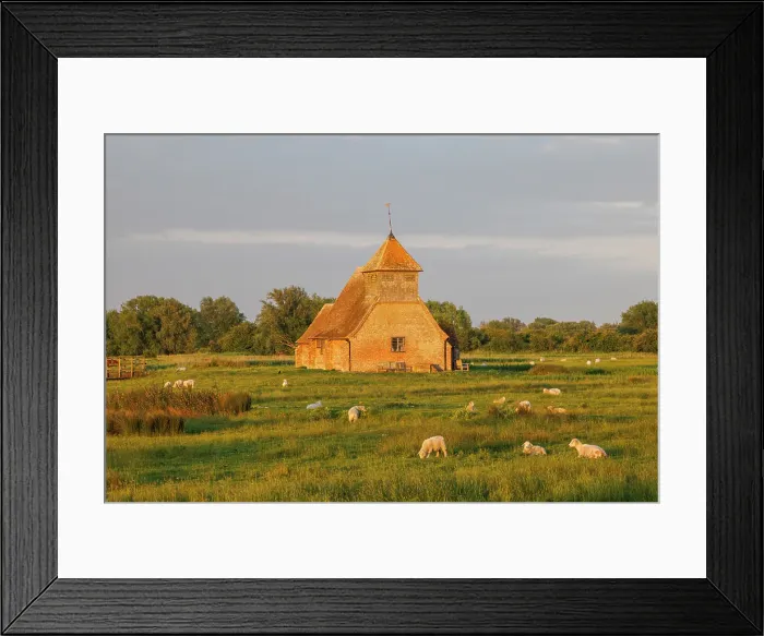 Framed Print : St. Thomas Becket Church, Fairfield, Romney Marsh, Kent, England, UK Framed Print : St. Thomas Becket Church, Fairfield, Romney Marsh, Kent, England, UK
