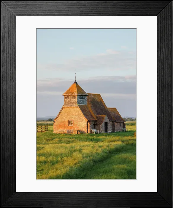 Framed Print : St. Thomas Becket Church, Fairfield, Romney Marsh, Kent, England, UK Framed Print : St. Thomas Becket Church, Fairfield, Romney Marsh, Kent, England, UK