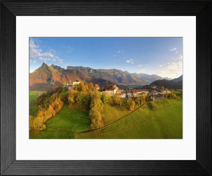 Framed Print : Gruyere, Fribourg Canton, Switzerland Framed Print : Gruyere, Fribourg Canton, Switzerland