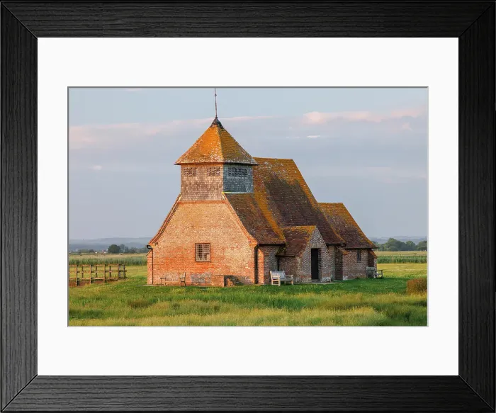 Framed Print : St. Thomas Becket Church, Fairfield, Romney Marsh, Kent, England, UK Framed Print : St. Thomas Becket Church, Fairfield, Romney Marsh, Kent, England, UK