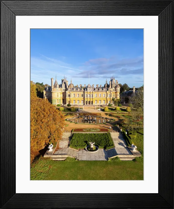 Framed Print : Waddesden Manor, Waddesdon, Buckinghamshire, England Framed Print : Waddesden Manor, Waddesdon, Buckinghamshire, England