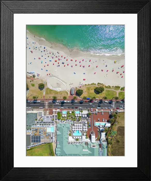 Framed Print : The Bay Hotel, Camps Bay, Cape Town, Western Cape, South Africa