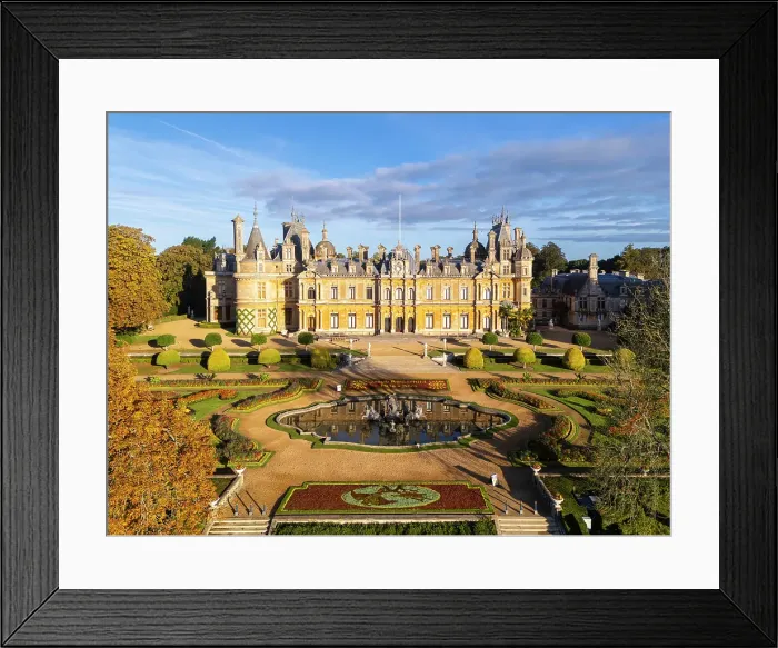 Framed Print : Waddesden Manor, Waddesdon, Buckinghamshire, England Framed Print : Waddesden Manor, Waddesdon, Buckinghamshire, England