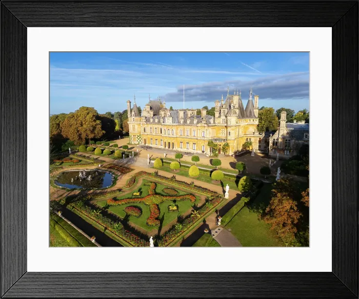 Framed Print : Waddesden Manor, Waddesdon, Buckinghamshire, England Framed Print : Waddesden Manor, Waddesdon, Buckinghamshire, England