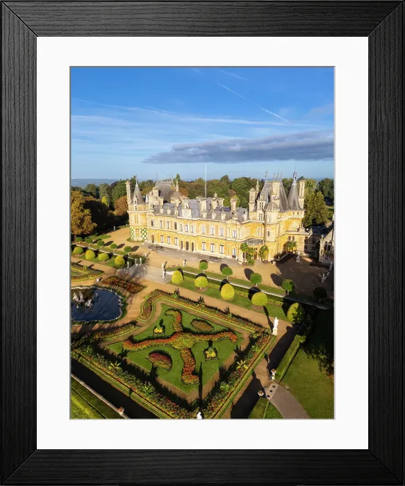 Framed Print : Waddesden Manor, Waddesdon, Buckinghamshire, England Framed Print : Waddesden Manor, Waddesdon, Buckinghamshire, England