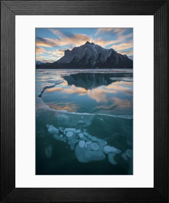 Framed Print : Abraham Lake, Clearwater County, Alberta, Canada