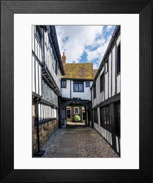 Framed Print : Traditional Architecture at the Mermaid Inn, Rye, East Sussex, Sussex, England, UK Framed Print : Traditional Architecture at the Mermaid Inn, Rye, East Sussex, Sussex, England, UK