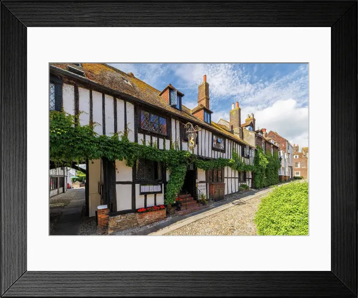 Framed Print : Mermaid Inn and traditional architecture, Rye, East Sussex, Sussex, England, UK Framed Print : Mermaid Inn and traditional architecture, Rye, East Sussex, Sussex, England, UK