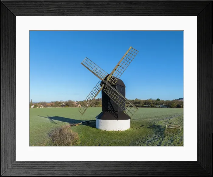 Framed Print : Pitstone Windmill, Buckinghamshire, England, UK Framed Print : Pitstone Windmill, Buckinghamshire, England, UK