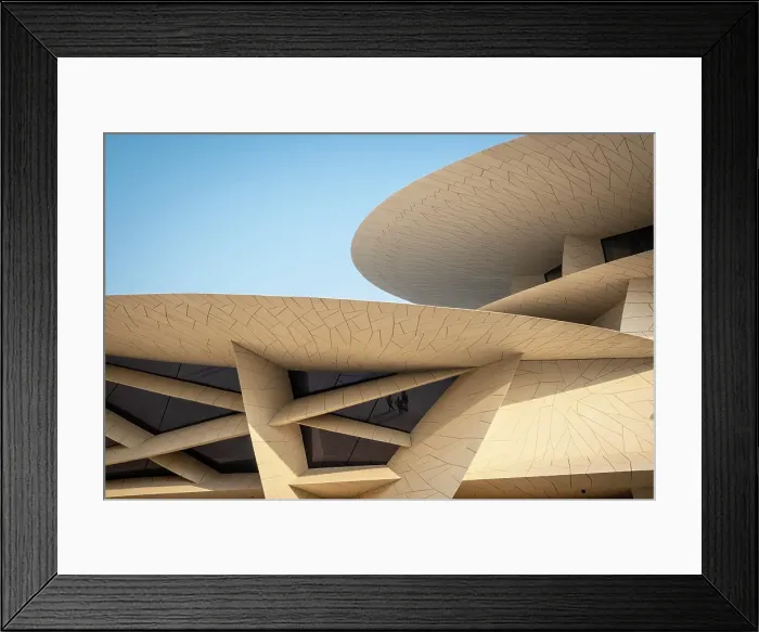 Framed Print : National Museum of Qatar by Jean Nouvel, Doha, Qatar Framed Print : National Museum of Qatar by Jean Nouvel, Doha, Qatar