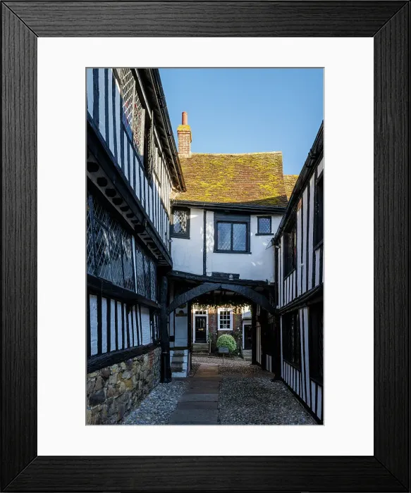 Framed Print : Traditional Architecture at the Mermaid Inn, Rye, East Sussex, Sussex, England, UK Framed Print : Traditional Architecture at the Mermaid Inn, Rye, East Sussex, Sussex, England, UK