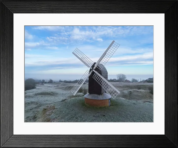 Framed Print : Brill Windmill, Brill, Oxford, Oxfordshire, England, UK