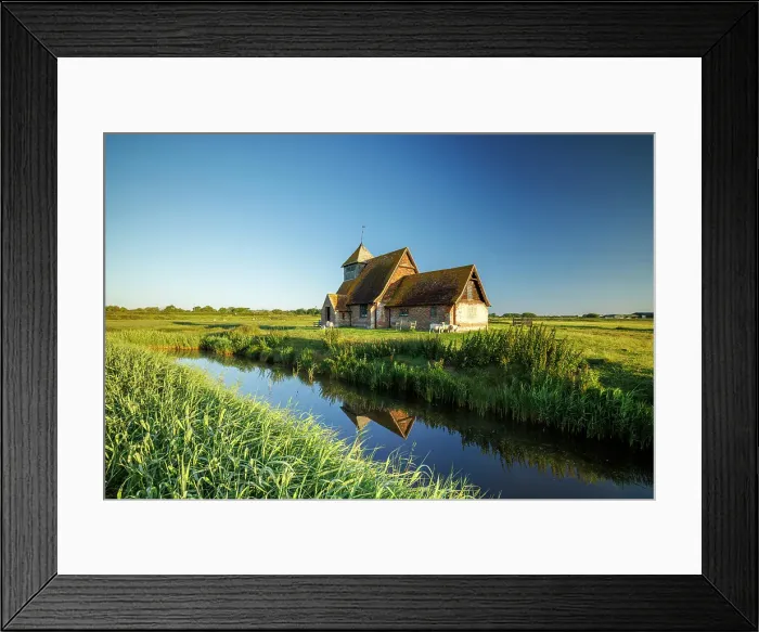 Framed Print : St. Thomas Becket Church, Fairfield, Romney Marsh, Kent, England, UK Framed Print : St. Thomas Becket Church, Fairfield, Romney Marsh, Kent, England, UK