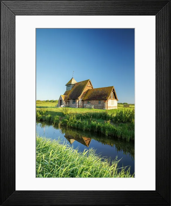 Framed Print : St. Thomas Becket Church, Fairfield, Romney Marsh, Kent, England, UK Framed Print : St. Thomas Becket Church, Fairfield, Romney Marsh, Kent, England, UK