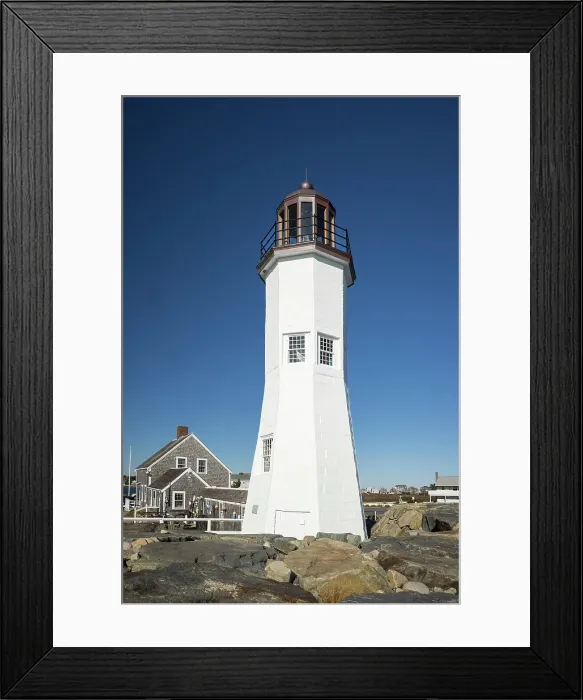 Framed Print : Scituate Lighthouse, Massachusetts, New England, USA Framed Print : Scituate Lighthouse, Massachusetts, New England, USA
