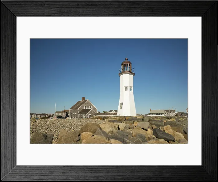 Framed Print : Scituate Lighthouse, Massachusetts, New England, USA Framed Print : Scituate Lighthouse, Massachusetts, New England, USA