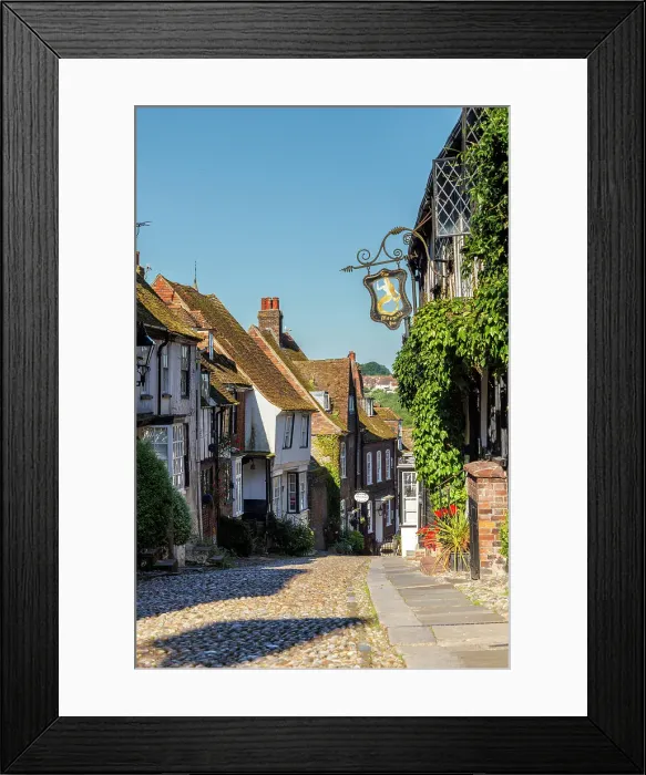 Framed Print : Mermaid Steet, Rye, East Sussex, Sussex, England, UK Framed Print : Mermaid Steet, Rye, East Sussex, Sussex, England, UK