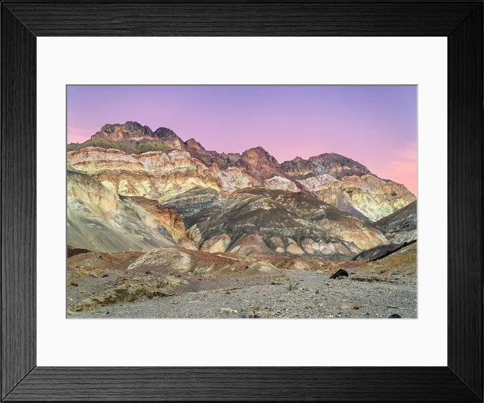 Framed Print : Artists Palette painted hills, Death Valley National Park, California, USA Framed Print : Artists Palette painted hills, Death Valley National Park, California, USA