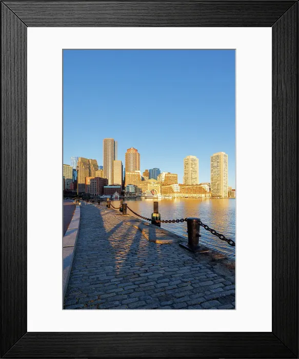 Framed Print : Boston skyline, Old Harbor, Boston, Massachusetts, USA Framed Print : Boston skyline, Old Harbor, Boston, Massachusetts, USA