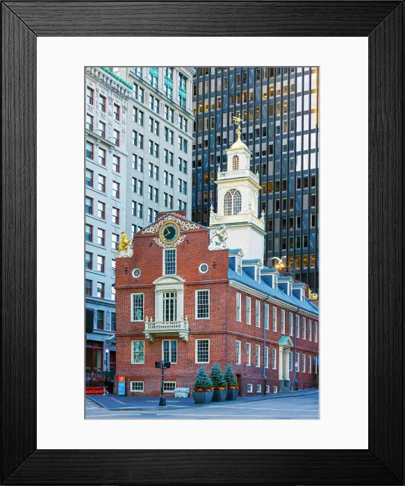 Framed Print : Old State House, Boston, Massachusetts, USA Framed Print : Old State House, Boston, Massachusetts, USA