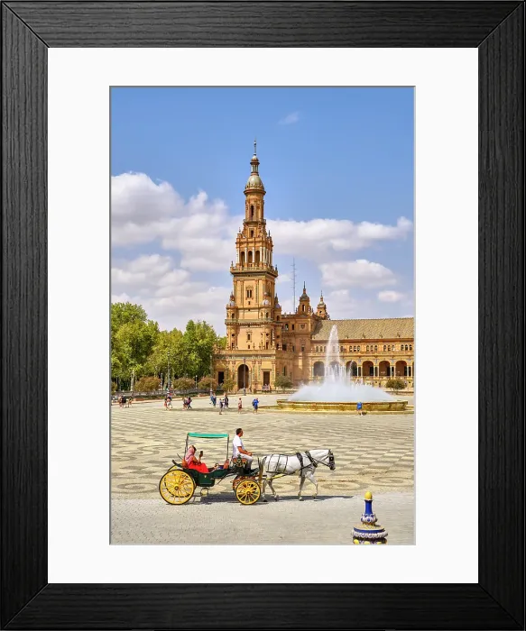 Framed Print : The Plaza de Espana, Spain Square, is a plaza in the Maria Luisa Park. It was designed by architect Anibal Gonzalez and built in 1928 for the Ibero-American 1929 exhibition. Seville, Andalusia. Spain Framed Print : The Plaza de Espana, Spain Square, is a plaza in the Maria Luisa Park. It was designed by architect Anibal Gonzalez and built in 1928 for the Ibero-American 1929 exhibition. Seville, Andalusia. Spain
