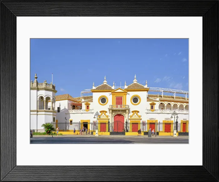 Framed Print : Plaza de Toros de la Real Maestranza de Caballeria de Sevilla (Bullring of the Royal Maestranza). Seville, Andalusia. Spain Framed Print : Plaza de Toros de la Real Maestranza de Caballeria de Sevilla (Bullring of the Royal Maestranza). Seville, Andalusia. Spain