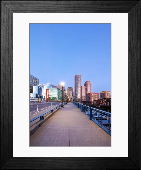Framed Print : Boston skyline, Old Harbor, Boston, Massachusetts, USA Framed Print : Boston skyline, Old Harbor, Boston, Massachusetts, USA