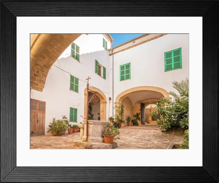 Framed Print : Former Baronia Monastery in Banyalbufar, Serra de Tramuntana, Mallorca, Balearic Islands, Spain Framed Print : Former Baronia Monastery in Banyalbufar, Serra de Tramuntana, Mallorca, Balearic Islands, Spain