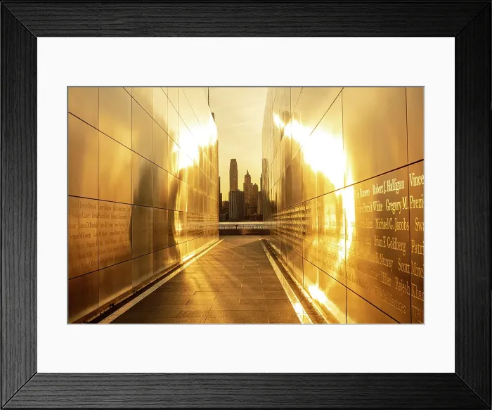 Framed Print : Empty Sky Memorial with Manhattan in the background, at sunrise, Liberty State Park, Jersey City, New Jersey, USA Framed Print : Empty Sky Memorial with Manhattan in the background, at sunrise, Liberty State Park, Jersey City, New Jersey, USA