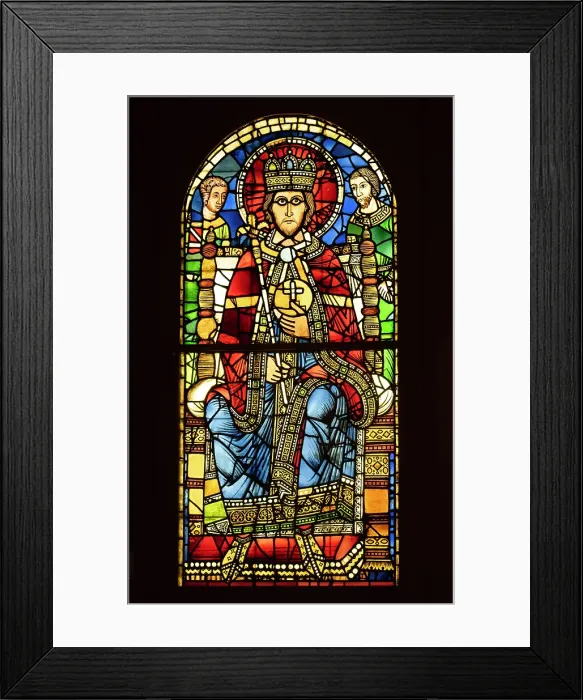 Framed Print : Stained glass window, Alsatian museum, Strasbourg, Alsace, Bas-Rhin, France Framed Print : Stained glass window, Alsatian museum, Strasbourg, Alsace, Bas-Rhin, France