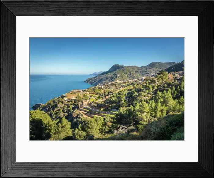 Framed Print : Terraces in the village of Banyalbufar, Serra de Tramuntana, Mallorca, Balearic Islands, Spain Framed Print : Terraces in the village of Banyalbufar, Serra de Tramuntana, Mallorca, Balearic Islands, Spain