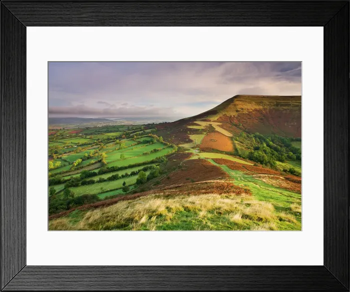 Framed Print : Footpath from Mynydd Llangorse to Mynydd Troedd in the Black Mountains, Brecon Beacons National Park, Powys, Wales, UK. Autumn (October) 2009 Framed Print : Footpath from Mynydd Llangorse to Mynydd Troedd in the Black Mountains, Brecon Beacons National Park, Powys, Wales, UK. Autumn (October) 2009