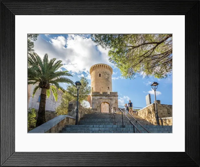 Framed Print : Castell de Belver, Palma de Mallorca, Mallorca, Balearic Islands, Spain