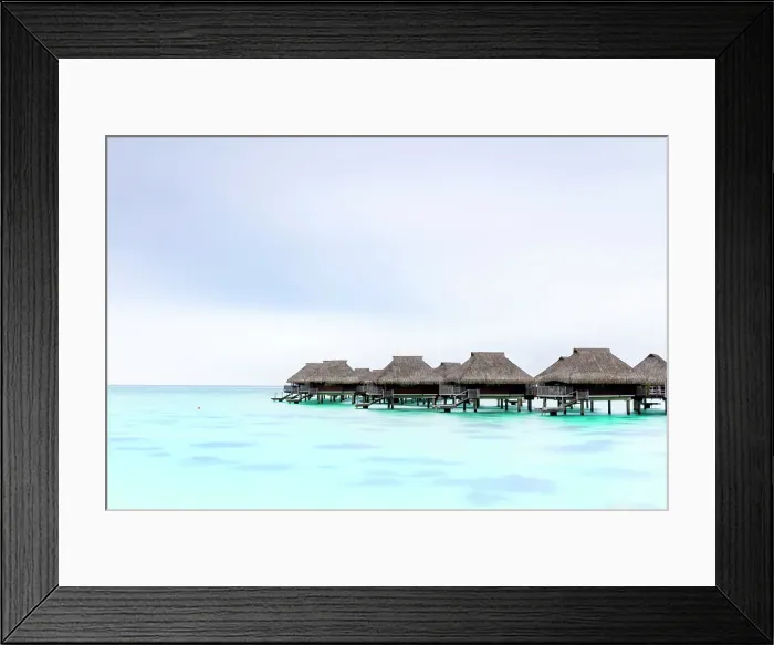 Framed Print : Stiled over-water hotel suites, Mo'orea, Society Islands, Pacific Ocean, French Polynesia Framed Print : Stiled over-water hotel suites, Mo'orea, Society Islands, Pacific Ocean, French Polynesia