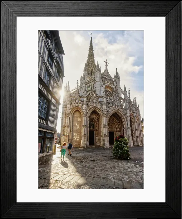 Framed Print : Europe. France, Normandy, Normandie. Seine, Haute-Normandie, Seine-Maritime. Rouen Framed Print : Europe. France, Normandy, Normandie. Seine, Haute-Normandie, Seine-Maritime. Rouen