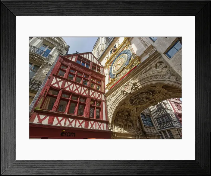 Framed Print : Europe. France, Normandy, Normandie. Seine, Haute-Normandie, Seine-Maritime. Rouen Framed Print : Europe. France, Normandy, Normandie. Seine, Haute-Normandie, Seine-Maritime. Rouen