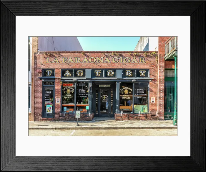 Framed Print : Ybor City Historic District, Tampa, Florida, USA Framed Print : Ybor City Historic District, Tampa, Florida, USA
