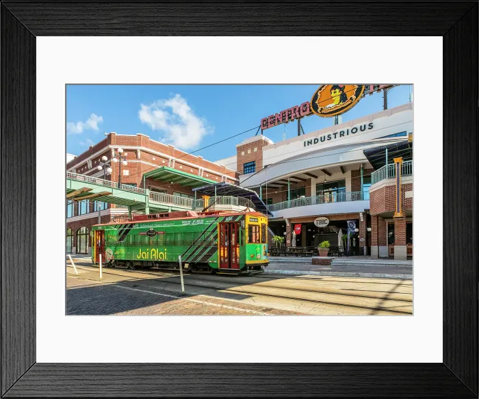 Framed Print : Ybor City Historic District, Tampa, Florida, USA Framed Print : Ybor City Historic District, Tampa, Florida, USA