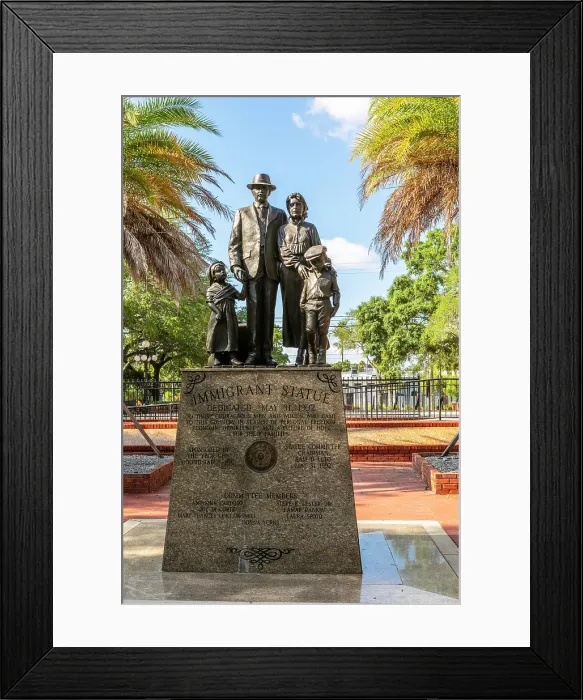 Framed Print : Ybor City Historic District, Tampa, Florida, USA Framed Print : Ybor City Historic District, Tampa, Florida, USA