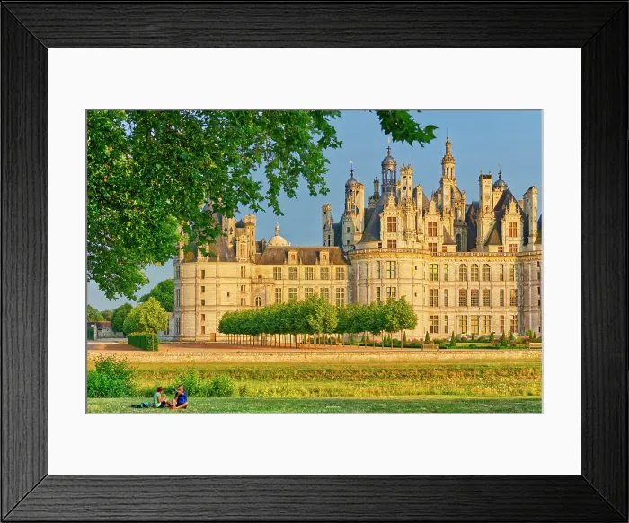 Framed Print : France, Centre-Val de Loire, Valle della Loira, Loir-et-Cher. Castello di Chambord, Château de Chambord View of the Castle built in year 1519 by french king Francois I Framed Print : France, Centre-Val de Loire, Valle della Loira, Loir-et-Cher. Castello di Chambord, Château de Chambord View of the Castle built in year 1519 by french king Francois I
