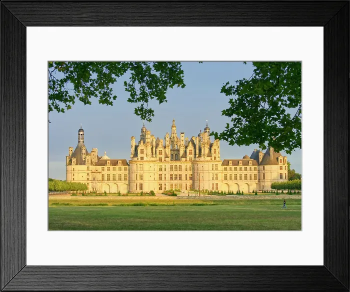 Framed Print : France, Centre-Val de Loire, Valle della Loira, Loir-et-Cher. Castello di Chambord, Château de Chambord View of the Castle built in year 1519 by french king Francois I Framed Print : France, Centre-Val de Loire, Valle della Loira, Loir-et-Cher. Castello di Chambord, Château de Chambord View of the Castle built in year 1519 by french king Francois I