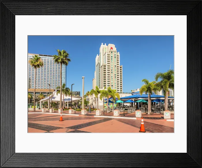 Framed Print : Downtown Tampa, Tampa, Florida, USA Framed Print : Downtown Tampa, Tampa, Florida, USA